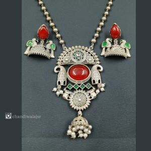 silver necklace with earring (3) High-quality silver jewellery