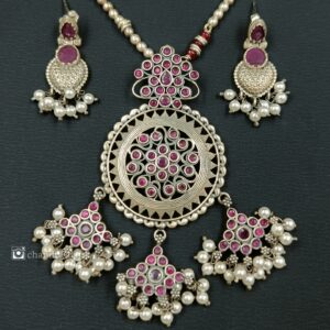 silver necklace with earring (4) Best Silver Jewellery Shop in Sakchi