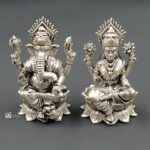 silver god idols (11) silver ganesh lakshmi idol