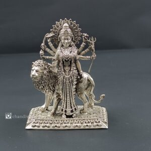silver god idols (3) silver durga idol