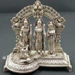 silver god idols (9) silver ram sita statue