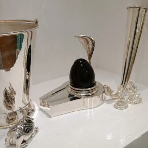 silver shiv god statue (1) silver shiv idols