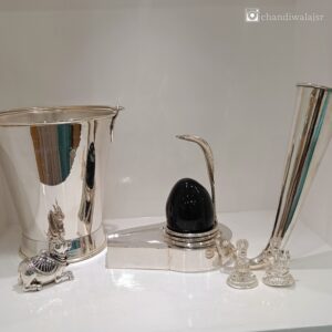 silver shiv god statue (2)