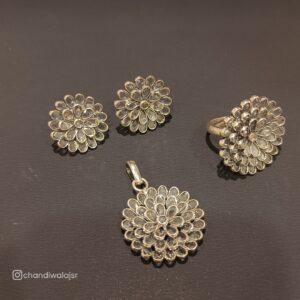 oxidised silver earrings (2)