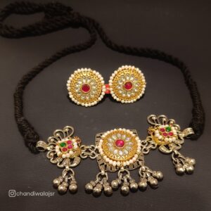 oxidised silver necklace (2)