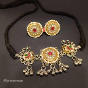 oxidised silver necklace (3)