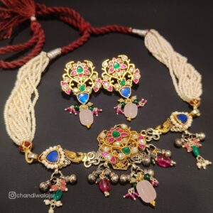 oxidised silver necklace (4)